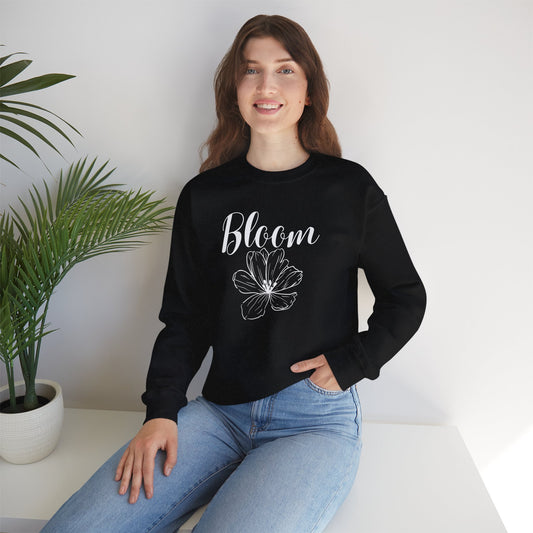 Bloom White Sweatshirt